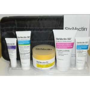 Strivectin Ageless Skin Deluxe Kit SD Cream, TL Neck Cream, Eye, Scrub 