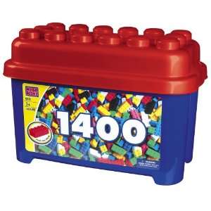  Mega Bloks 1400 Piece Tub Toys & Games