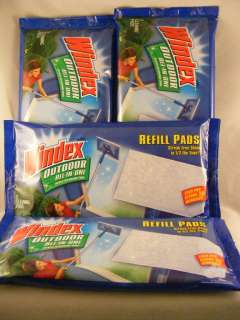 Windex Outdoor All In One Glass Cleaning Refill Pads 019800701185 