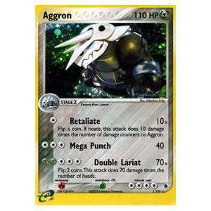  Pokemon   Aggron (1)   EX Ruby and Sapphire   Holofoil 