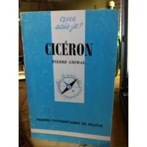 Ciceron Pierre Grimal  Books