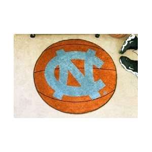  NCAA NORTH CAROLINA TAR HEELS LOGO BASKETBALL SHAPED DOOR 