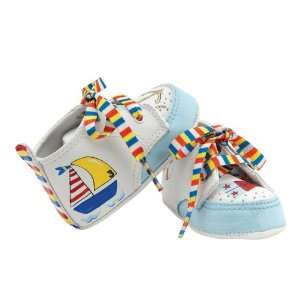  Lil Tootsies Ahoy Matey High Top Baby Shoes   Size 3   6 