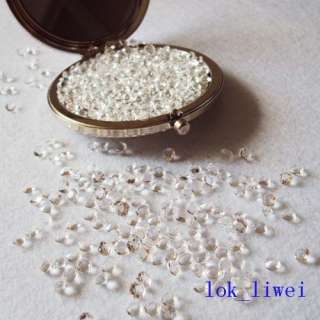 1000 4.5mm Clear Diamond Wedding Confetti Decoration  