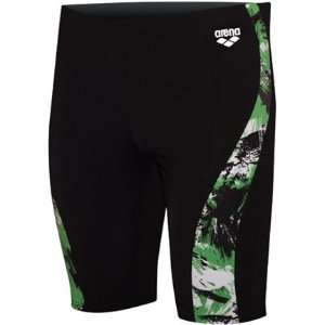   Arena Waternity Youth Berber Jammer 56 BLACK/GREEN 22 (YOUTH) Sports