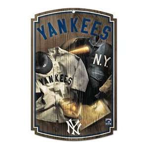  New York Yankees Official Logo Retro Wood Sign Everything 