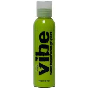    4oz Lime Green Vibe Face Paint Water Based Airbrush Makeup Beauty