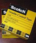 Scotch Double Coated tape #665 2 NEW ROLLS 1