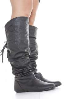   Womens Winter Wide Calf Leg Knee High Boots Size 3 4 5 6 7 8  