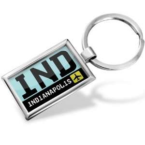 Keychain Airport code IND / Indianapolis country United States 