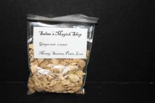 Ginger Root herb  1 ounce  Wicca, pagan, witch  