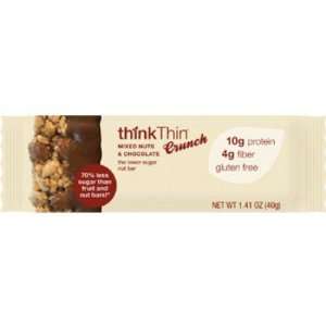  Think Thin  Crunch, Mixed Nuts & Chocolate Bar (10 pack 