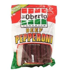 Oberto Classics beef pepperoni 24oz Zip Pak  Grocery 