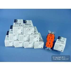  Orange ISOLATED GROUND Hospital Grade Receptacles Duplex Outlet 