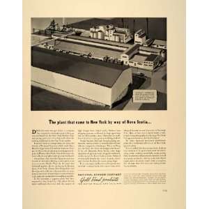  1939 Ad National Gypsum Company New York City Plant 