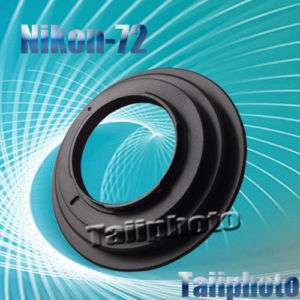 72mm Macro Reverse Adapter Ring for Nikon AF AI Mount  