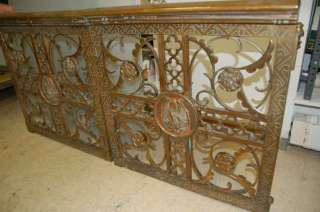 Nice older pair of Sanctuary Altar Rail Gates +  