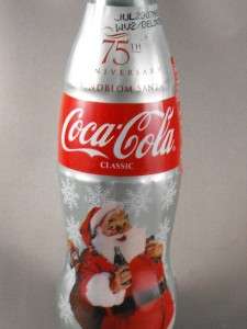 Coca Cola COKE Bottle 75th Anniversary SUNDBLOM SANTA  