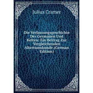   Altertumskunde (German Edition) (9785875456138) Julius Cramer Books