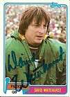 Autographed David Whitehurst 1981 Topps Card (Packers)