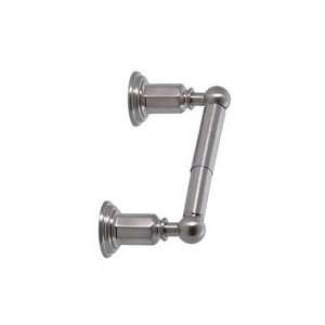   88 Bright Pewter Bathroom Accessories Double Post Toilet paper Holder