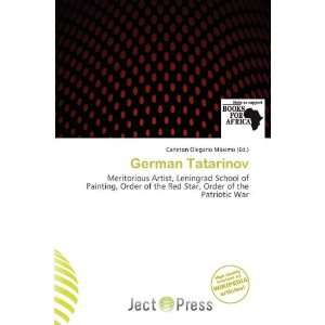    German Tatarinov (9786200505637) Carleton Olegario Máximo Books