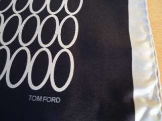 TOM FORD Silk Pocket Square Scarf Brand New with Tag RARE  