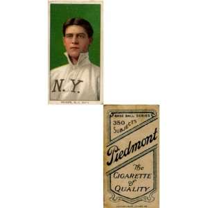  Jake Weimer Portrait 1909 1911 T206 Piedmont Tobacco Card 