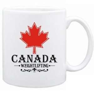    New  Maple / Canada Weightlifting  Mug Sports