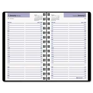  recycled Daily Appointment Book, Black, 4 7/8 X 8, 2012 