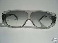 NEW Chloe 83S Grey Sunglasses w/ Rhinestone & Fade Lens  