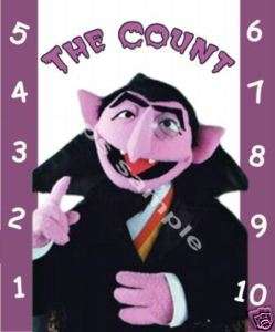 THE COUNT Sesame Street Magnet   Free Ship on extras  