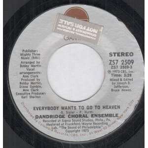   INCH (7 VINYL 45) US GAMBLE 1973 DANDRIDGE CHORAL ENSEMBLE Music