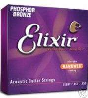 Elixir Acoustic Nanoweb Strings Light .012 Phosphor  