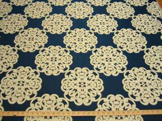 75 yd Medallion Upholstery Fabric r8736  