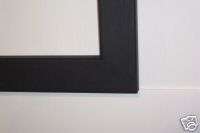 8x8 Black Solid Wood Picture Frames FLAT Custom  