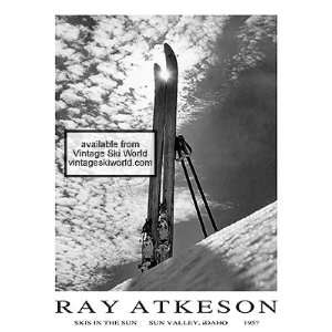  Skis Sun, Ray Atkeson Poster