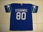 Vintage NFL Seattle Seahawks Steve Largent Rawlings jersey style T 