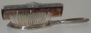 Antique Sterling Silver Vanity Brush & Comb Set by The Blackwell Co 