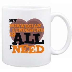   New  My Norwegian Lundehund Is All I Need  Mug Dog