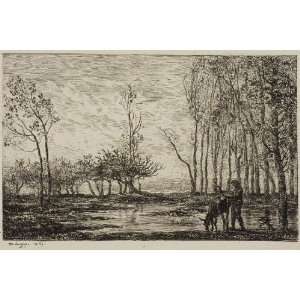   Charles François Daubigny   24 x 16 inches   Sunset 1