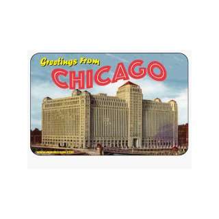  Fridgedoor Chicago Merchandise Mart Domed Magnet 