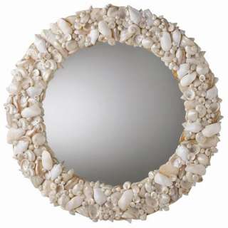 Natural Sea Shell Art Deco 31in Mirror  