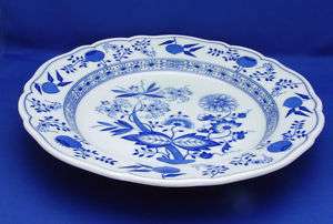 Rimmed Soup Bowl Hutschenreuther BLUE ONION Scalloped  