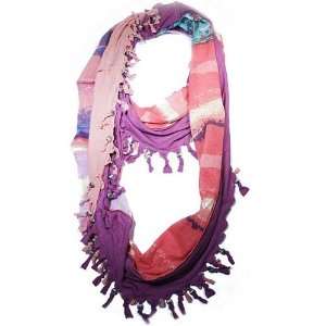   paris women ready to wear scarve purple combination fabrics Jewelry