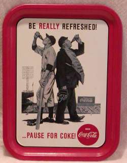 COLLECTIBLE COCA COLA BE REALLY REFRESHED SERVING TRAY  