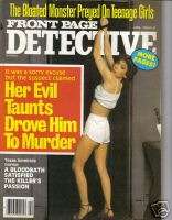 FRONT PAGE DETECTIVE 1982 UNIVERSITY PITTSBURGH MURDER  