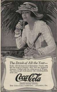 1917 Advertisement Coca Cola Coke Vintage Original Print Ad Atlanta 