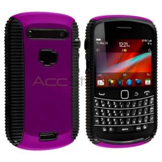   Hard Case+3x Privacy Protector For BlackBerry Bold 9900 9930  
