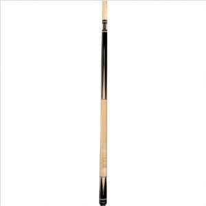  Players G 2232 Black Pool Cue with Natural Points Weight 